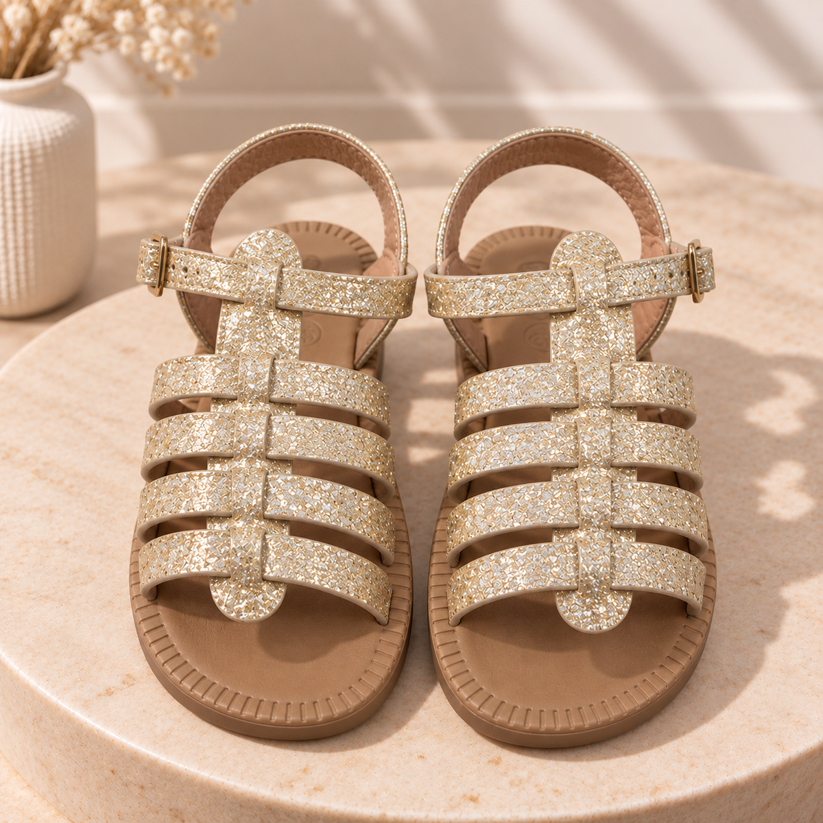 Sandalia Beige