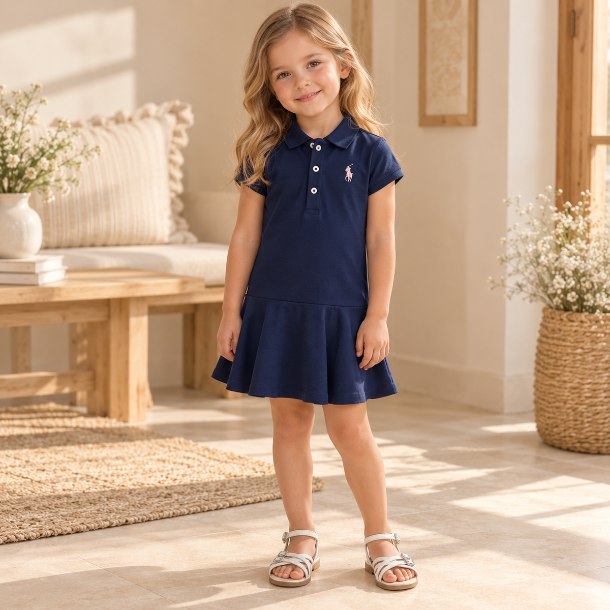 Vestido navy polo