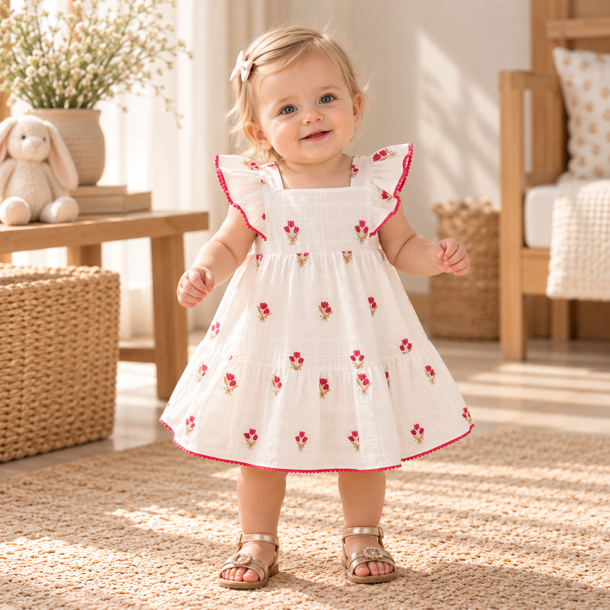 Vestido white cereza