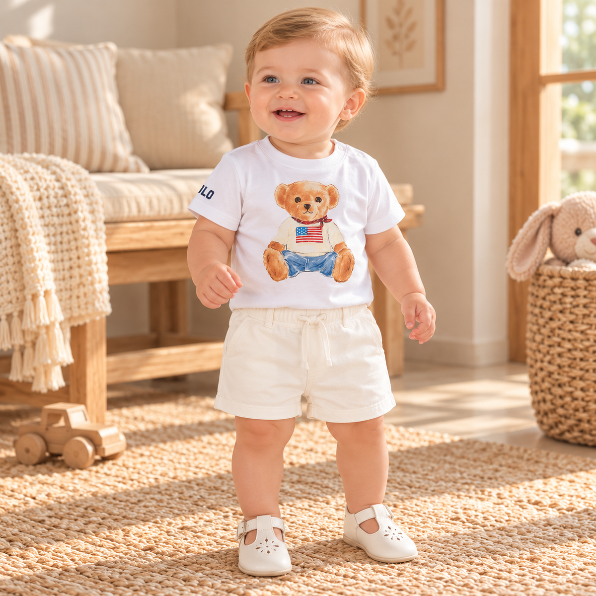 Camiseta polo white