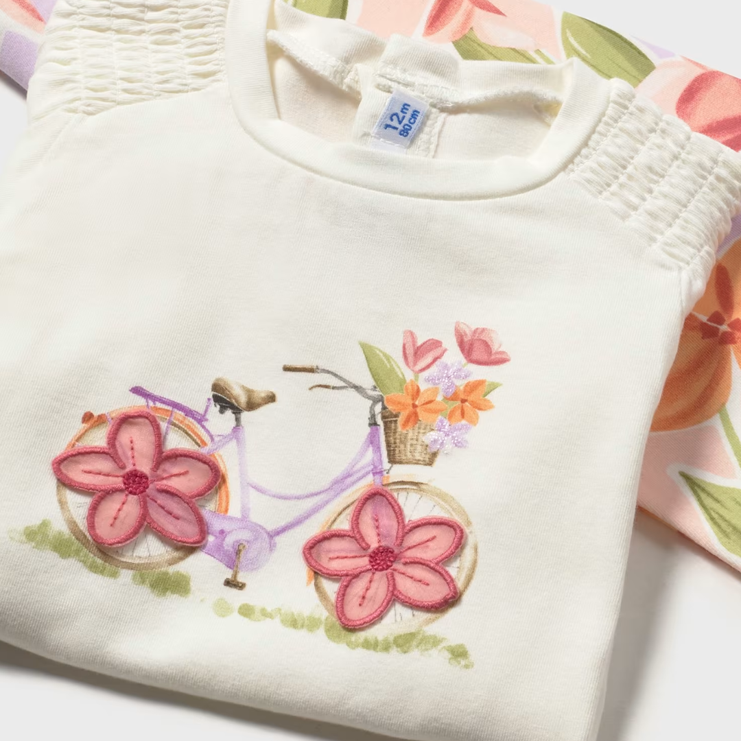 Conjunto legging flor