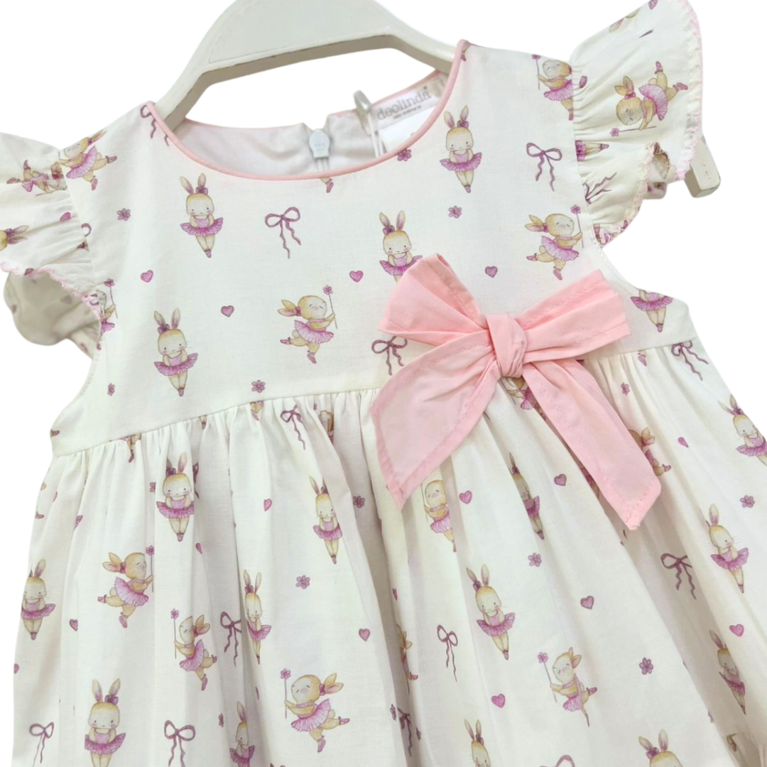 Vestido lazo pink