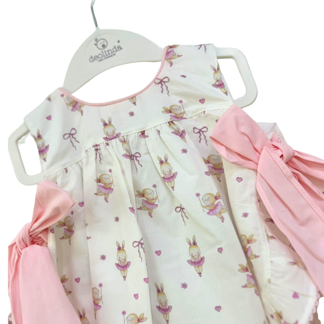 Vestido lazo pink