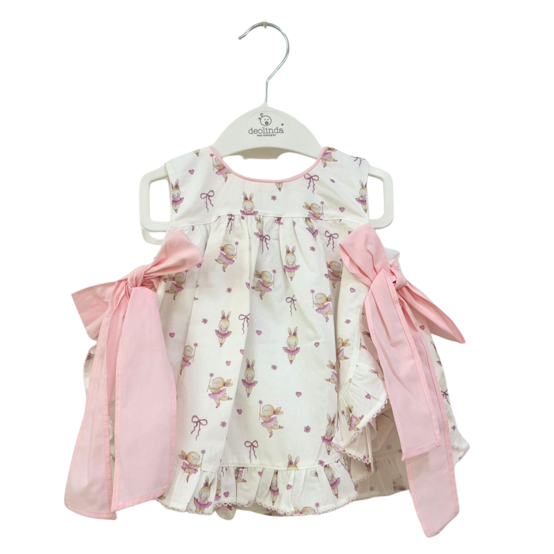 Vestido lazo pink