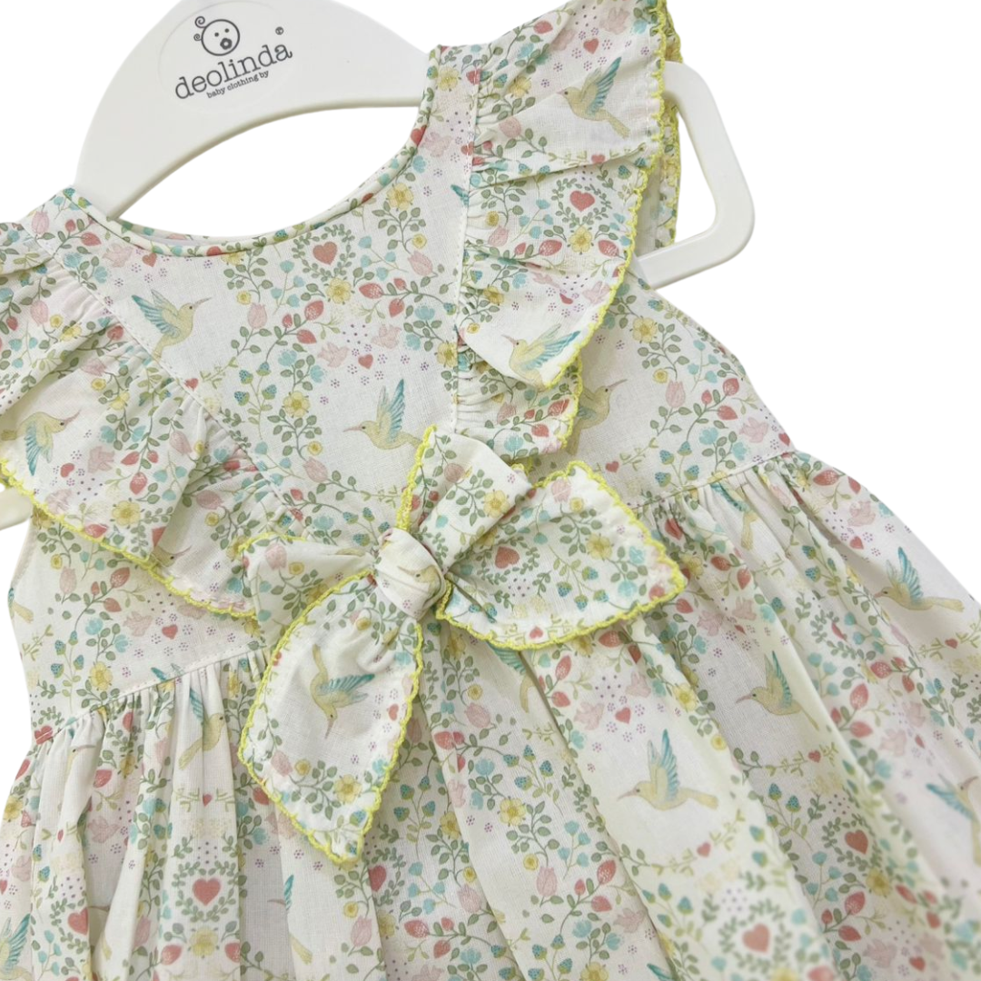 Vestido lazo yellow