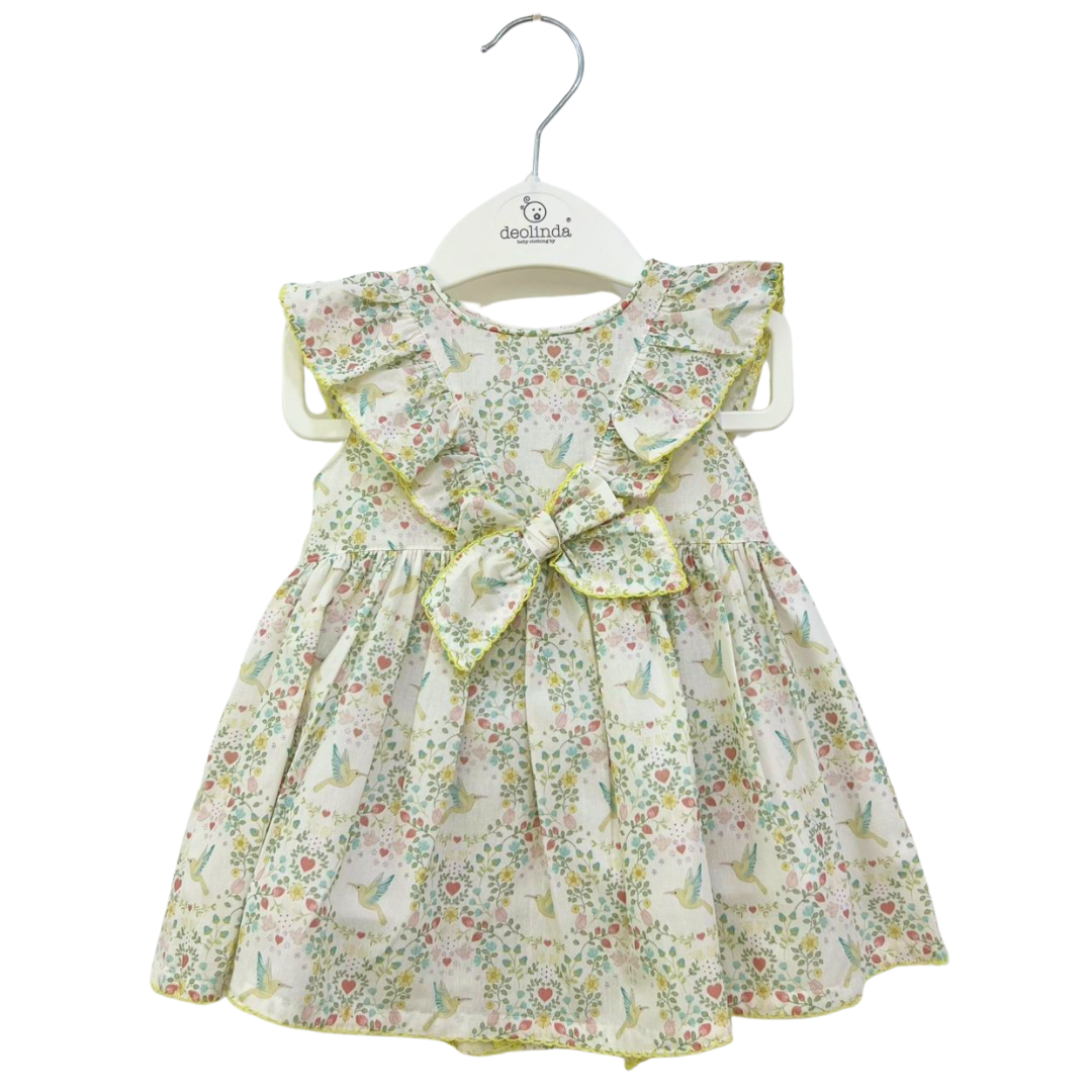 Vestido lazo yellow
