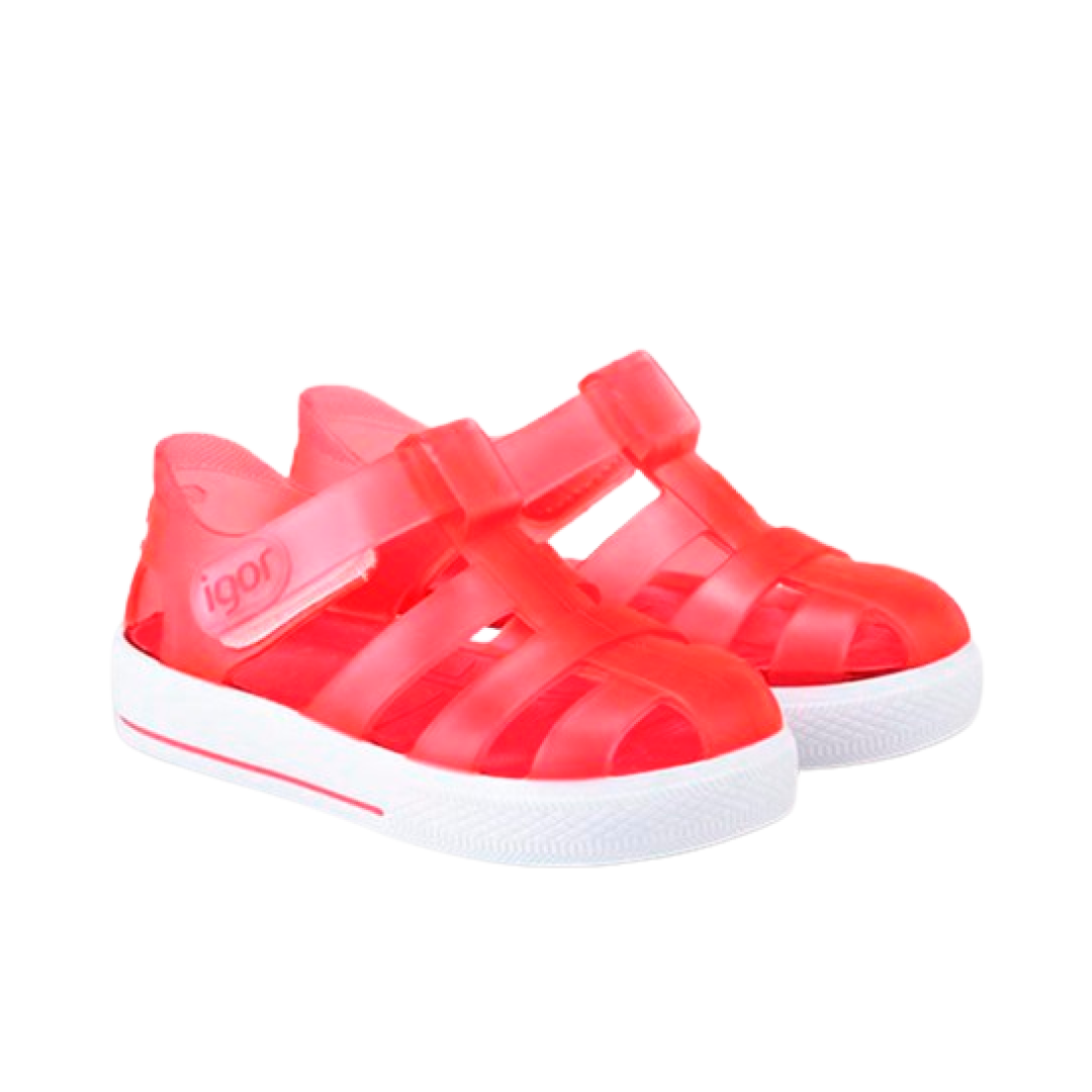 Sandalias Igor Star Cristal Rojo