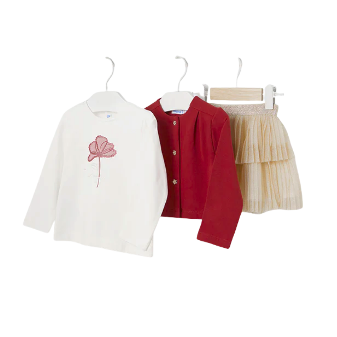 Set tres piezas red