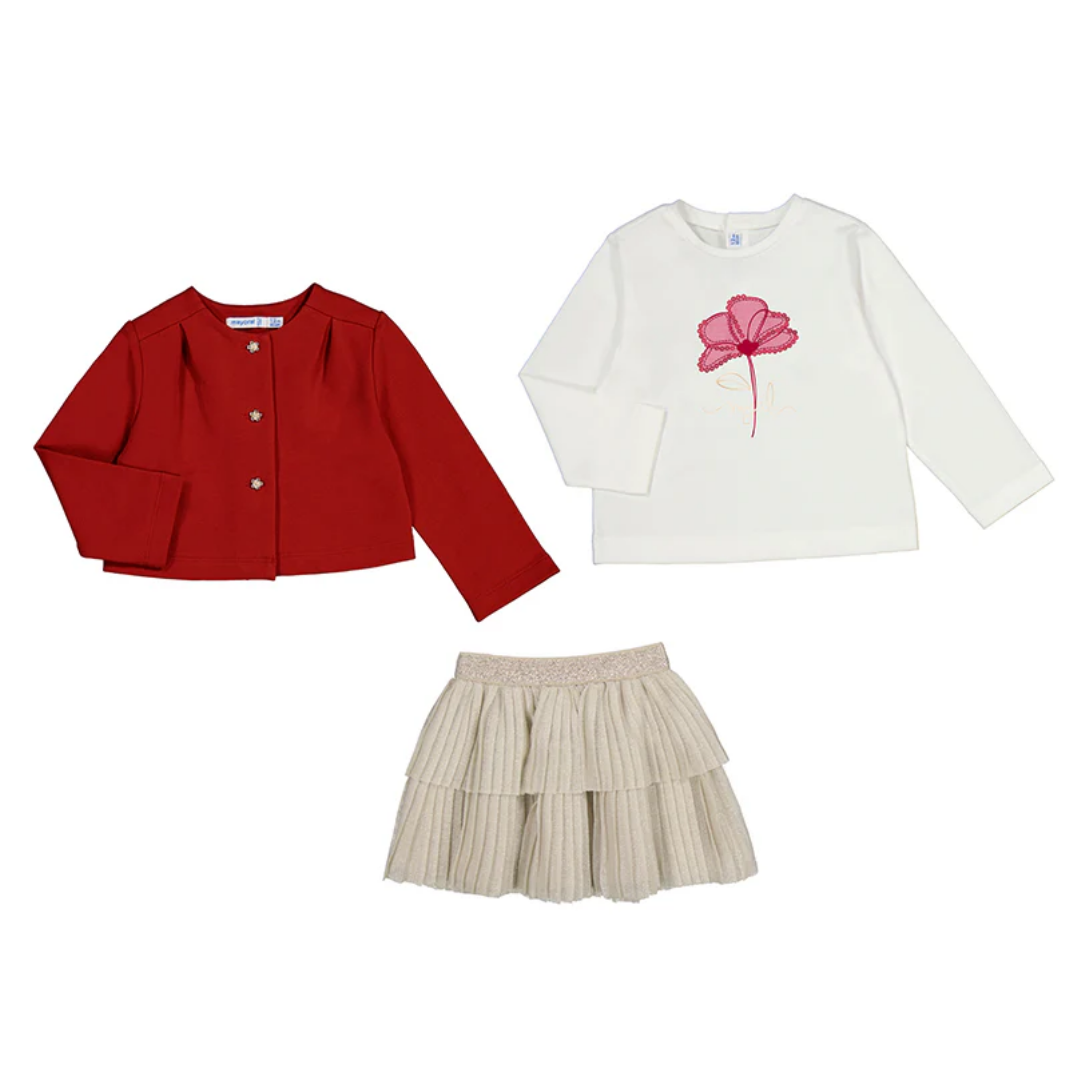 Set tres piezas red